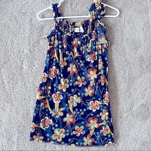 Sweet Pea by Stacy Frati Navy Floral Tank Size Small (EUC)